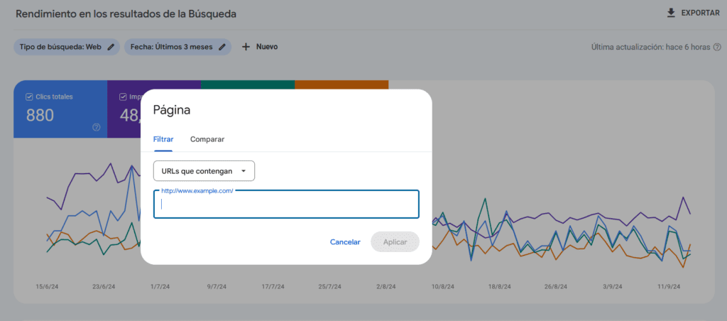 search console link