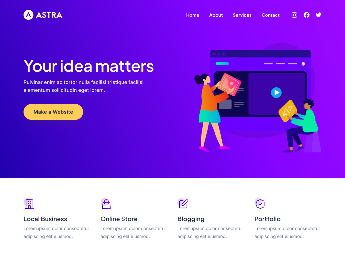 Astra: El tema de WordPress ligero, rápido y personalizable